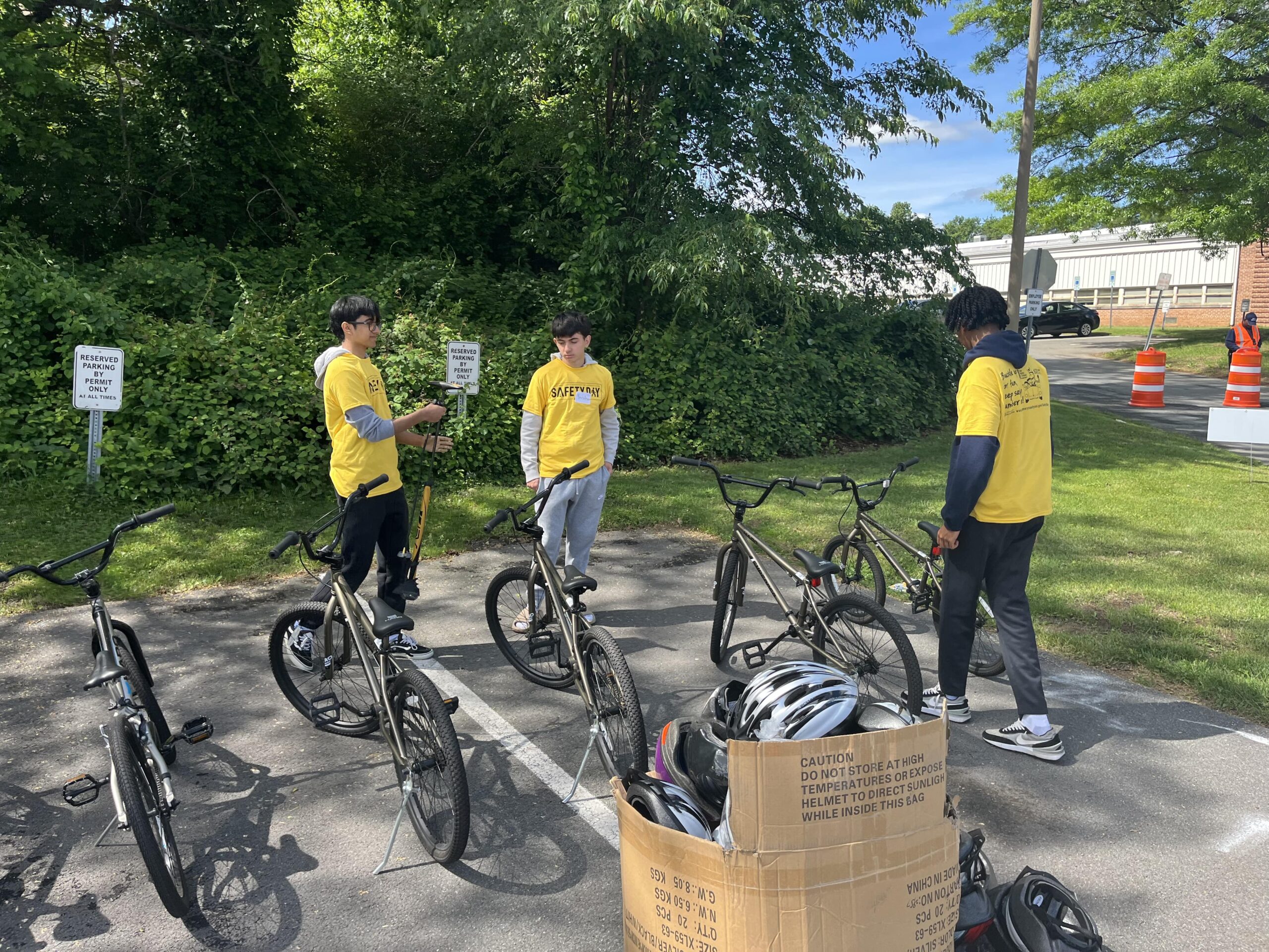 Safety Day bikes