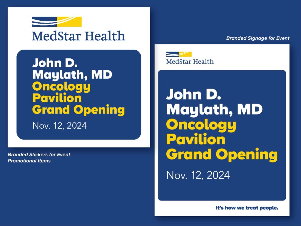 MedStar Montgomery Pavilion Opening Event Materials