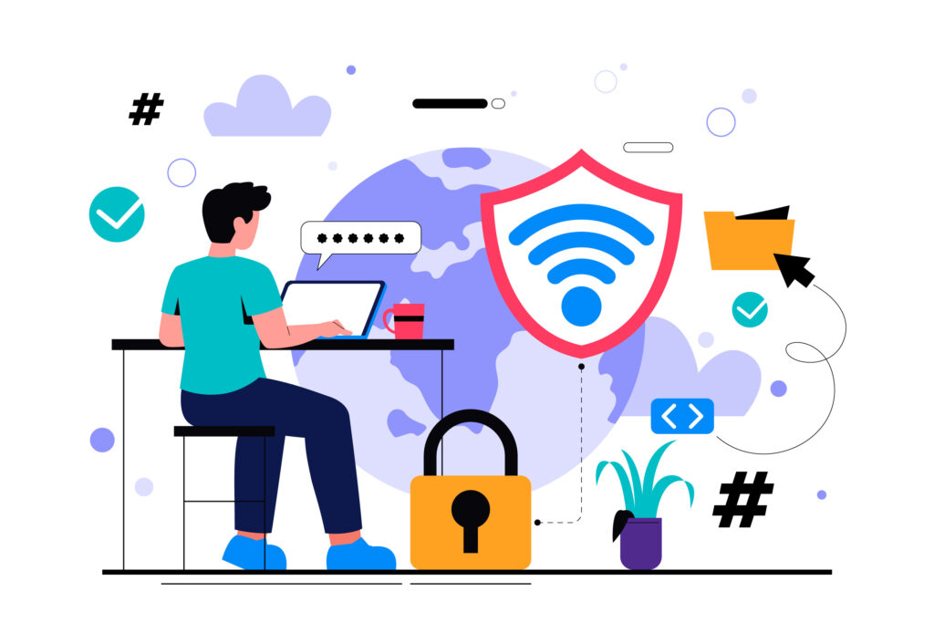 Computer user with safety and secure code environment