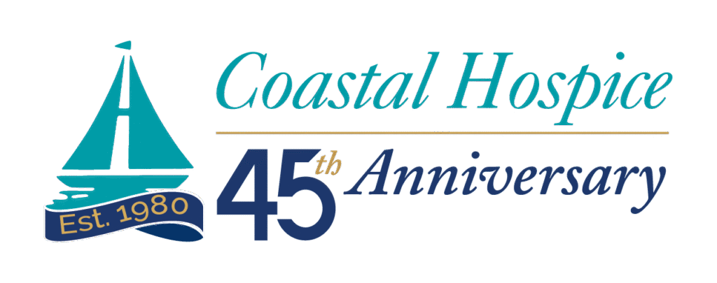 Coastal Hospice 45th Anniversary full logo